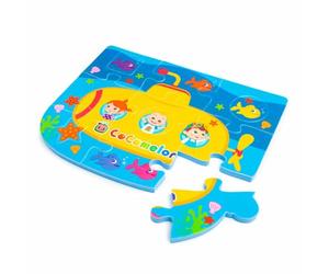 CoComelon Bath Time Puzzle Yellow Submarine Kids Foam Jigsaw Puzzle Interactive Learning Toy