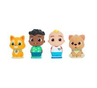CoComelon Best Friends Age 3+ & Pets 4-Figure Set - Includes JJ, Cody, Bingo the Dog, and Pickles the Cat - Toys for Kids, Infants, and Preschoolers