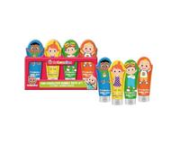 CoComelon Bubble Bath Gift Set for Kids - 4 Pack Character Tubes (75ml Each) - Fun Bath Time with JJ & Friends - Gentle Formula for Children