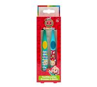 CoComelon Children's Toothbrush - Twin Toothbrush - 2 Pack - Kids Manual