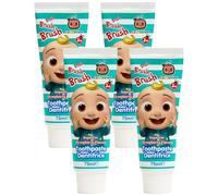 CoComelon Children's Toothpaste - Strawberry Flavour - Sugar Free- 74ml (Pack of 4)