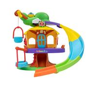 CoComelon Deluxe Clubhouse Playset - Features JJ and His Five Friends- Songs, Sounds, Phrases - Slide, Secret Tunnel, Basket Elevator, Interactive Easel, Pop Up Birds - Amazon Exclusive