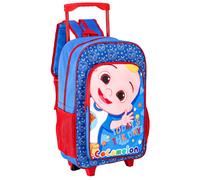 Cocomelon Deluxe Trolley Backpack Wheeled Cabin Luggage Boys Kids