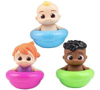 CoComelon Floating Pool & Bath Toys 3-Pack - Includes JJ, Cody, YoYo - Officially Licensed - Water Figure Playset for Summer Swimming & Tub - Easter Gift for Toddlers, Preschoolers & Kids 18mo+