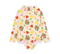 Cocomelon Girl's 1 Piece Swimming Costume (Toddler Pink) in Pink | Size: 12-18 m Cocomelon Pink 12-18 m