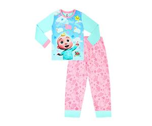 CoComelon Girls Lets All Count Sheep Long Pyjama Set Pink (9-12 Months)