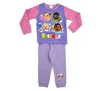 CoComelon Girls Pyjamas 3-4 Years, Pink Cotton PJs Friends