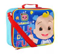 CoComelon Kids Lunch Bag - Insulated Thermal Lunchbox with Adjustable Strap, Carry Handle, Water-Resistant, Wipe-Clean Interior - School, Nursery, Travel - Official Character Design