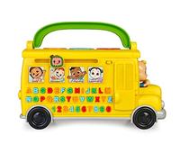 CoComelon - Learning Bus, Yellow Bus Toy with Lights, Music and Sounds to Learn Letters and Numbers, Children's Learning Game Set for Preschoolers, Famous (CCM08102)