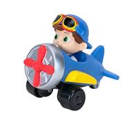 CoComelon Plane Mini Vehicle - Features TomTom Wearing Aviator Glasses - Mini Toy Vehicles - Fun, Engaging Toy for Toddlers - More to Collect