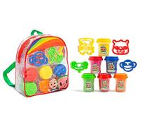CoComelon Plasticine Backpack Set with Dough Cutters