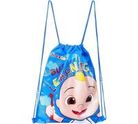 Cocomelon Pull String Bag Childrens P.E Gym Shoe Swimming Kit Drawstring Bag For Kids Boys Girls