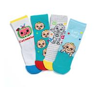 CoComelon Socks | Pack of 4 Pairs | Unisex Kids Socks