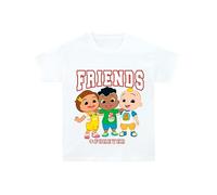 CoComelon T-Shirt for Boys & Girls | JJ White T Shirt for Kids | Coco Melon JJ Girls T-Shirt | 5-6 Years | Official Merchandise