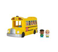 CoComelon Transforming School Time Bus - Lights and Sounds - 3 Favourite Songs - 6 Areas of Play - Removable JJ and Cody Figures - Toys for Kids and Preschoolers