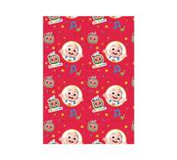 Cocomelon Wrapping Paper, Gift Wrap Roll 4metres x 70cm Opened. Co comelon Officially Licensed Product