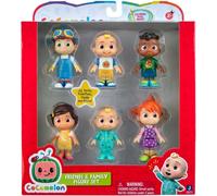 CoComelon WT0170 JJ, Yoyo, Tom, Cody y Nina Family and Friends 6 Pack, Multicolo
