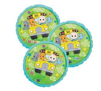 Cocomelons Officially Licensed Birthday Mylar Foil Multicolor 18" Balloons Premium Quality Design Perfect for Parties & Entertainment for Cocomelon's Parties & Themed Events 3 Count