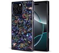 Cocomii Rectangle Case Compatible with iPhone 16 Pro Max - Compatible with MagSafe, Luxury, Slim, Glossy, Opalescent Pearl, Iridescent Glitter, Easy to Hold, Anti-Scratch, Shockproof (Abalone)
