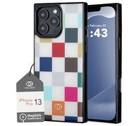 COCOMII Rectangle Case for iPhone 13 Pro, Compatible with MagSafe, Le Carré de Luxe Checkered