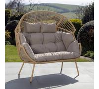 Artemis Home Cocona 2 Seat Standing Egg Chair in Light Brown Artemis Home Light Brown