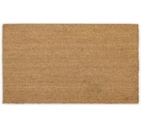 COCONIQ Coir Door Mats 43x76 cm, Pack of 1, Non-Slip Sturdy, PVC Backed, Heavy Duty, Easy to Clean, Ideal for Door Entrance, Patio, Porch, Backyard, Garages, Plain Mat