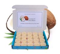 Coconut and Shea Butter Wax Melts: Highly Scented Flower-Shaped 20 x 6g Wax Melts, 100% Natural Soy Wax, Handmade, Vegan, Pet-Friendly.