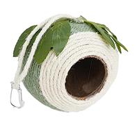 Coconut Bird House, Coconut House for Birds, Portable Handwoven Bird Nest Hamster Hanging House for Sparrows, Swallows, Parrots, Parakeets and Parakeets Tumotsit