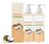 Coconut Body Wash, Coconut Shower Gel for Old People Smell, Natural Shower Gel for Strong Odor Smell Remover, Deep Cleansing & Moisturizing, Body Wash with Coconuts Oil for All Skin Types (2)