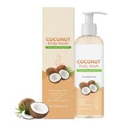 Coconut Body Wash, Coconut Shower Gel for Old People Smell, Natural Shower Gel for Strong Odor Smell Remover, Deep Cleansing & Moisturizing, Body Wash with Coconuts Oil for All Skin Types (1)
