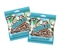 Coconut Choc Nibbles Sweets Bag 150g - Pack of 2 - Coconut Flavoured Choc Nibbles