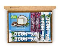 Coconut Chocolate Gift Box, Chocolate UK Favourites, Coconut Chocolate Lovers Present, Chocolate Hamper Present, Variety Chocolate Gift Box