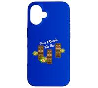 Coconut Cocktail Drinking Tikis Rum Rumba Tiki Bar Hawaiian Case for iPhone 16