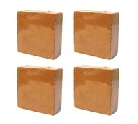 Coconut Coir Compost Block, 300g Natural Soil Amendment for Moisture Retention and Root Growth, Garden Use(4pcs)