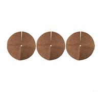 Coconut Coir Liner Discs for Pots - Natural Water-Retentive Mulch Mat, 0.6-0.8 cm Thick, 3-Pack (20/30/35/37/40/45/46/60 cm Diam), for Ideal for Garden(60CM)