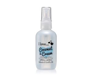Coconut & Cream Body Spritzer, Formulated With Natural Fruit Extracts to Keep You Cool & Fragranced, TravelSize Essential Providing OnTheGo