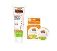 Coconut Cream Bundle: 1x Stretch Cream 125 ML & 1x Firming Butter 125 gm | Skin Smoothing Set by Palmers Cocoa Butter