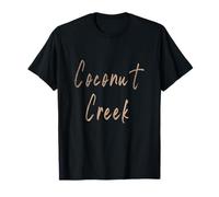 Coconut Creek Florida Vintage Elegant Design T-Shirt