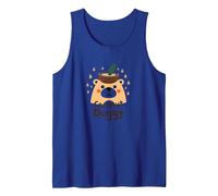 Coconut Doggy: Cute Tropical Pet Lover Gift Tank Top, Men, Royal Blue, S