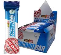 Coconut Energy Bars - Sugar-Free, Halal, Vegan, Gluten-Free - High Fiber Healthy Bars for Fitness & Weight Loss - 20 Pack (50g Each) - POWER PRO Style