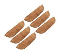 Coconut Fiber Hanging Basket Liner for Garden Plants and Flower Pots, Breathable Material to Support Healthy Roots (6pcs)