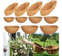 Coconut Fiber Liner for Round Hanging Baskets Designed for Use with Common Flower Pot Sizes in Home Settings (30 INCHES)
