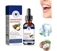 Coconut Fresh Oil-Pulling Mouthwash, Coconut Oil Pulling for Teeth, Coconut Pulling Oil, Fresh Breath & Whitening Mouthwash, Pure Organic Coconut Oil Pulling for Teeth (1)