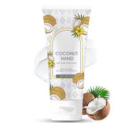 Coconut Goat Milk Hand Cream - Nourishing & Moisturising Handcream for Dry, Cracked Hands - Fast-Absorbing, Non-Greasy Handcream - Hand Moisturiser with Coconut Oil & Vitamin E - Mini Hand Cream