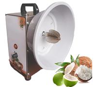 Coconut Grater Machine, Electric Vertical Coconut Scraper with Adjustable Speeds, Removable Dust Cover & Stainless Steel Blade for Commercial Use