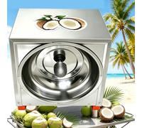 Coconut Grater Scraper Shredder, 300W, High Yield, Oval Bit Design, Rust-Proof Stainless Steel, 50-60 Pieces per Hour for Efficient Coconut Processing