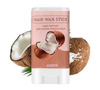 Coconut Hair Wax Stick Womens, Edge Control Hair Finishing Stick for Flyaways Frizzy Hair, Non-greasy Hair Styling Slick Stick Hair Pomade Hair Gel, Lasting Smoothing Hair Stick for Wig