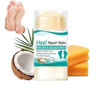 Coconut Heel Balm Stick,Heel Repair Balm,Foot Cream for Cracked Heels and Dry Skin,Deep Moisturizing Cracked Heel Repair Cream,Foot Moisturiser Skin Care For Body Hands & Feet Knees,For All Skin Types