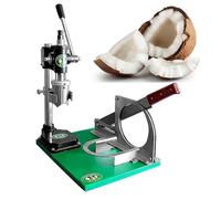 Coconut Hole Opener Tool, Stainless Steel Coconut Decapper with Handles, Vertical Peeling and Shelling Machine for Commercial Use in Hotels and Snack Bars