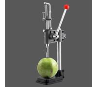 Coconut Hole Opening Machine, Vertical Coconut Opener Tool, Electroplated alloy rocker arm, Height adjustable, Automatic rebound, non-slip handle, for Shops and Fruit Markets